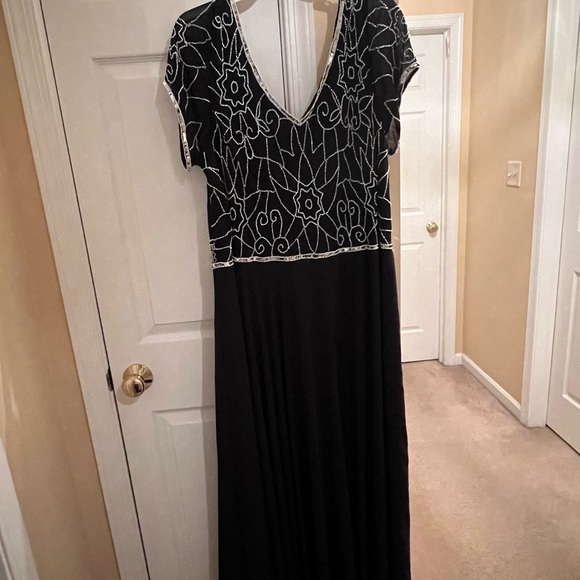 J Kara Beaded Black Formal Dress - Picture 3 of 5